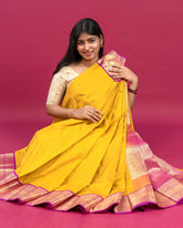SC3465 - Silk Saree With Zari Lines